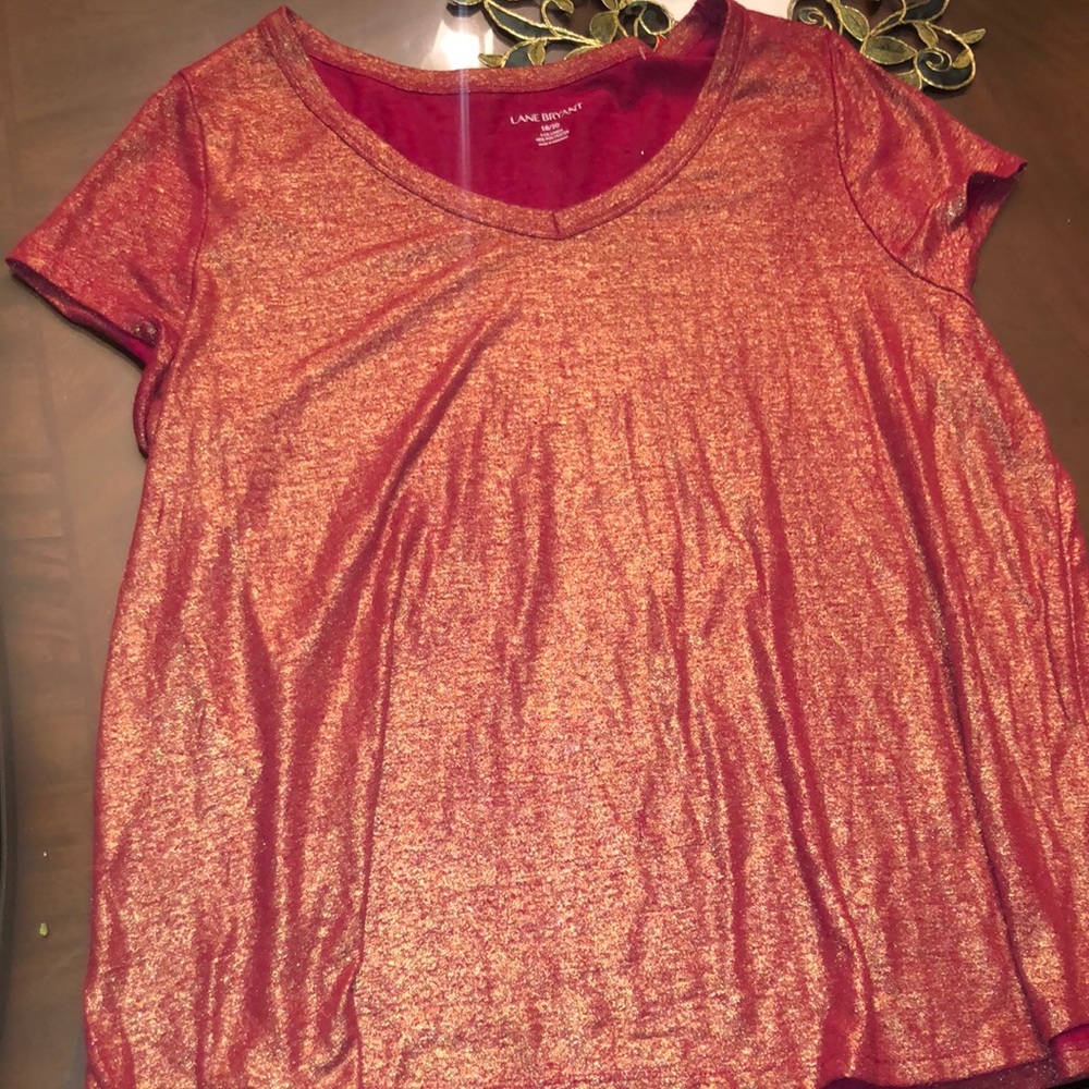 Brand new Lane Bryant dazzling maroon top